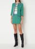 Liu Jo Minirok met tweed look en gerafelde zoom online kopen