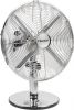 Bestron Tafelventilator DFT35CH met draaifunctie in retrostijl, hoogte 43 cm, ø 35 cm, 35 w, chroom online kopen