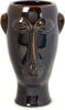 Present time Bloempot Mask Donker Bruin Lang 17, 2x16, 2x27, 2cm online kopen