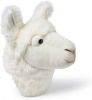 Wild&Soft Dierenkop pluche Trophy witte lama Lily wit online kopen