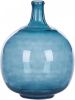 Beliani Chappathi Bloemenvaas blauw glas online kopen