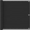 VidaXL Balkonscherm 90x600 cm HDPE antracietkleurig online kopen