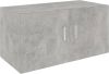 VidaXL Hangkast 80x39x40 cm spaanplaat betongrijs online kopen