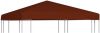 VIDAXL Prieeldak 310 g m&#xB2, 3x3 m terracota online kopen