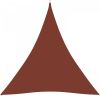 VidaXL Zonnescherm driehoekig 4x4x4 m oxford stof terracottakleurig online kopen