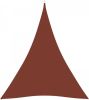 VidaXL Zonnescherm driehoekig 4x5x5 m oxford stof terracottakleurig online kopen