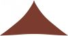 VidaXL Zonnescherm driehoekig 5x5x6 m oxford stof terracottakleurig online kopen