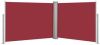 VIDAXL Windscherm uittrekbaar 170x1000 cm rood online kopen