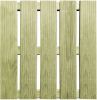 VidaXL 24 st Terrastegels 50x50 cm FSC hout groen online kopen