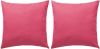 VidaXL Buitenkussens 60x60 cm roze 2 st online kopen