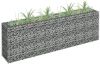 VIDAXL Gabion plantenbak verhoogd 180x30x60 cm gegalvaniseerd staal online kopen