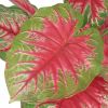 VidaXL Kunst caladium plant met pot 70 cm groen en rood online kopen
