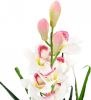 VidaXL Kunstplant met pot cymbidium orchidee 100 cm groen online kopen
