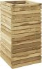 VIDAXL Plantenbak verhoogd 50x50x100 cm ge&#xEF, mpregneerd grenenhout online kopen