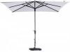 Madison parasol Syros Luxe vierkant 280 cm gebroken wit online kopen