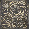 PTMD Rosanna Gold MDF wall panel with roses square online kopen