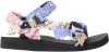 Arizona Love Trekky Bandana Bi Colour Sandals , Blauw, Dames online kopen