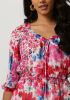 Liu Jo Semi transparante mini blousejurk met bloemenprint online kopen