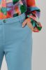 Pom Amsterdam Blauwe Pantalon Pants 7157 online kopen