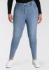 Levi's Plus high waist super skinny jeans 720 high rise superskinny jeans black celestial zwart online kopen