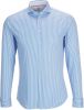 Desoto Slim Fit Jersey shirt lichtblauw/wit, Gestreept online kopen