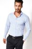 Desoto Slim Fit Jersey shirt lichtblauw/wit, Gestreept online kopen