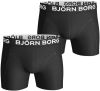 Bjorn Borg Bj&#xF6, rn Borg Sammy Boxershorts in uni in 2 pack online kopen