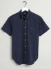 Gant Casual hemd korte mouw overhemd korte mouw donkerblau 3046401/410 online kopen