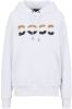 Hugo Boss Organic Cotton Sweatshirt met logo op de Uni Boss Econy2_IN 50491404 White , Wit, Unisex online kopen