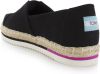 TOMS Espadrilles Espadrille Alpargata Platform Rope Zwart online kopen