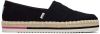 TOMS Espadrilles Espadrille Alpargata Platform Rope Zwart online kopen