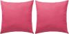 VidaXL Buitenkussens 60x60 cm roze 2 st online kopen