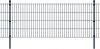 VIDAXL Dubbelstaafmatten en palen 2008x1830 mm 4 m grijs online kopen