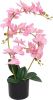 VidaXL Kunst orchidee plant met pot 65 cm roze online kopen