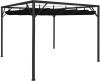 VidaXL Tuinprieel met uittrekbaar dak 3x3 m antraciet online kopen