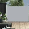 VidaXL Tuinscherm uittrekbaar 100x500 cm grijs online kopen