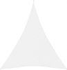 VidaXL Zonnescherm driehoekig 4x5x5 m oxford stof wit online kopen