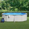 VidaXL Zwembad met zandfilterpomp 490x360x120 cm online kopen