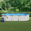 VidaXL Zwembad met zandfilterpomp 610x360x120 cm online kopen