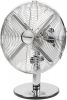 Bestron Tafelventilator DFT35CH met draaifunctie in retrostijl, hoogte 43 cm, ø 35 cm, 35 w, chroom online kopen