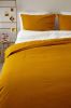Club Manhattan Yumeko overtrekset velvet flanel indian yellow 140x220 + 1/60x70 online kopen