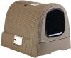 Curver Kattenbak met kap 51x38x39, 5 cm antraciet 400460 online kopen